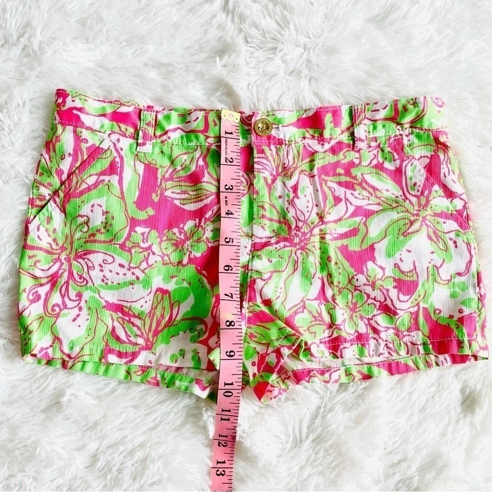 Lilly Pulitzer | Girls Adie Shortsin Flamingo‎ Pink Southern Charm, 14